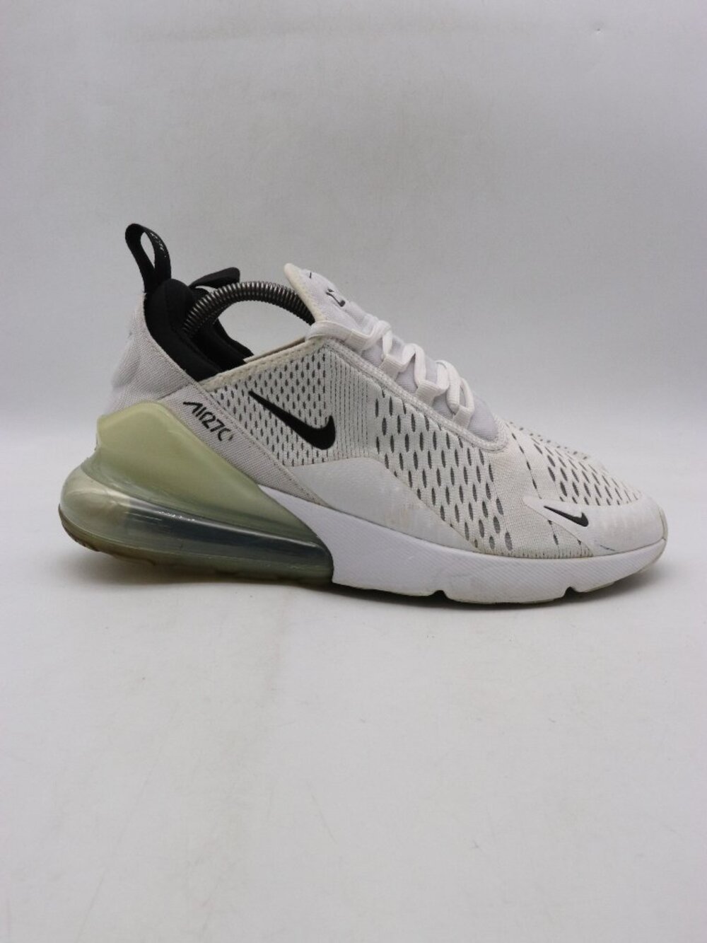 Nike Air Max 270 White Black Men Size 8.5 Sneakers Running Shoes AH8050-100